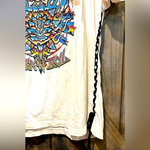 EUC Affliction Firethorn Rock Tie Dye Graphic Tee Sz XL - Picture 11 of 14